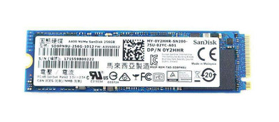 SD9PN9U-256G-1012 - SanDisk 256GB PCIe 3.0 x4 NVMe M.2 2280 SSD