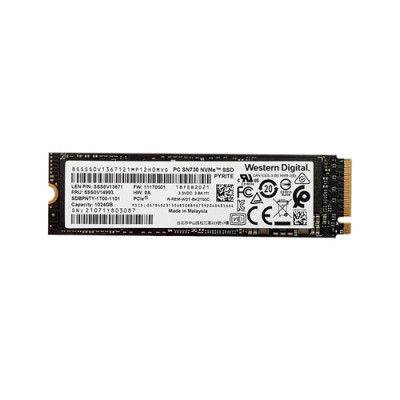 SDBPNTY-1T00-1101 - WD 256GB NVMe PCIe 3.0 M.2 2280 SSD