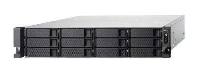 QNAP TS-1277XU-RP-2600-8G NAS Rack 2U Black Ethernet LAN - Compatible with ProLiant DL360p Gen8 servers