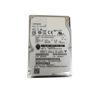 0B25856 - Hitachi 450GB 10000RPM SAS 6Gb/s 2.5" HDD