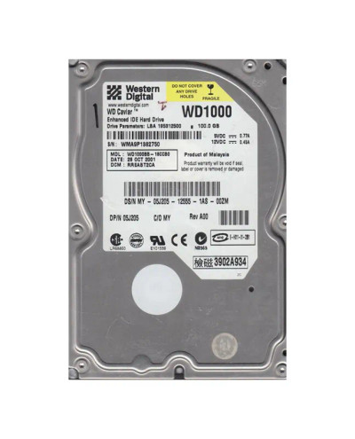 WD1000BB-18CCB0 - Western Digital 100GB 7200RPM EIDE 2MB 3.5" HDD