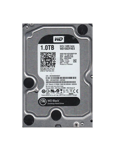 WD1002FAEX-00Y9A0 - Western Digital 1TB 7200RPM SATA 6Gb/s 64MB 3.5" HDD