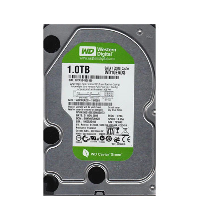 Western Digital Caviar Green 1TB SATA Hard Drive 5400RPM 32MB Cache for RoHS 3.5-Inch Servers
