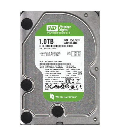 WD10EADX-00TDHB0 - Western Digital 1TB 5400RPM SATA 6Gb/s 32MB 3.5" HDD