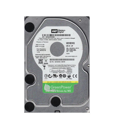 WD10EVVS-63E1B1 - WESTERN DIGITAL 1TB 5400RPM SATA 3.5" HDD