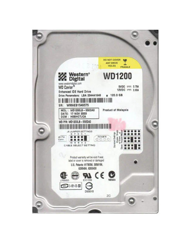 WD1200LB-55EDA0 - Western Digital 120GB 7200RPM EIDE 2MB 3.5" HDD