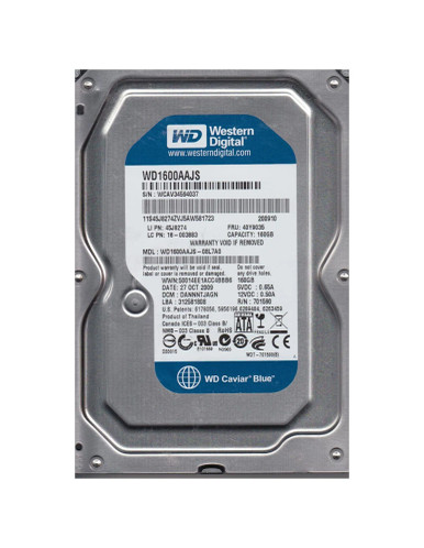 WD1600AAJS-08L7A0 - Western Digital 160GB 7200RPM SATA 3.5-Inch HDD