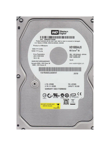 WD1600AAJS-08PSA0 - Western Digital 160GB 7200RPM SATA 3.5-Inch HDD