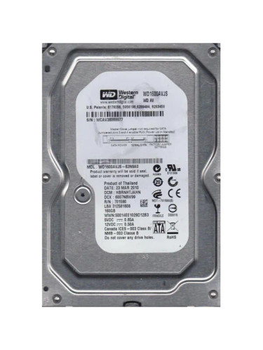 WD1600AVJS-63N9A0 - Western Digital 160GB 7200RPM SATA 3Gb/s 3.5" HDD