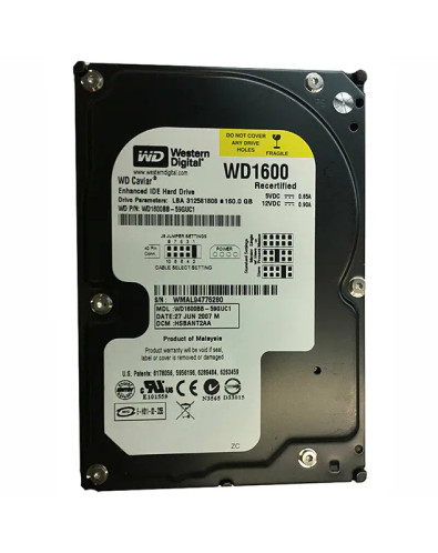 WD1600BB-59GUC1 - Western Digital 160GB 7200RPM EIDE 3.5" HDD