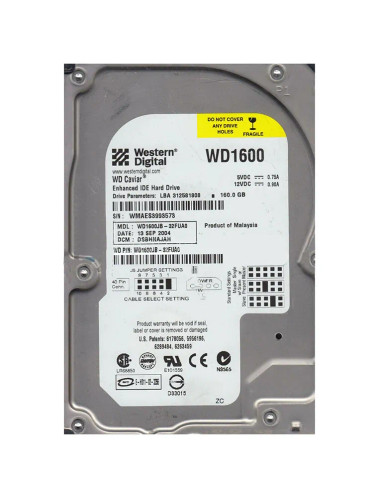 WD1600JB-32FUA0 - Western Digital 160GB 7200RPM ATA-100 8MB 3.5" HDD
