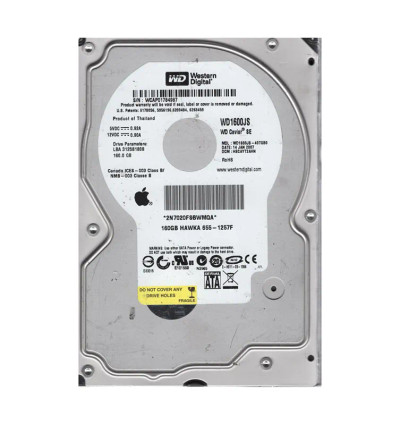 WD1600JS-40TGB0 - Western Digital 160GB 7200RPM SATA 3.5-Inch HDD