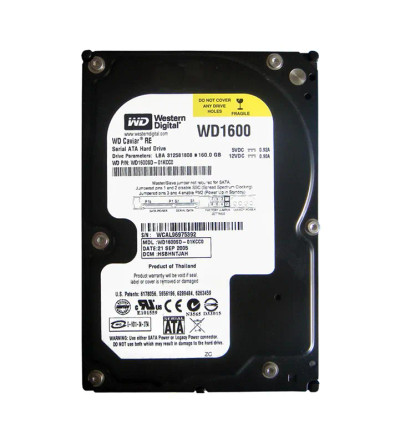 WD1600SD-01KCC0 - Western Digital 160GB 7200RPM SATA 3.5" 8MB HDD