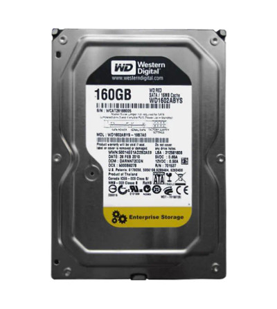 Western Digital RE3 160GB Enterprise Hard Drive 7200RPM SATA 3Gb/s 16MB Cache 3.5-Inch WD1602ABYS-19B7A0