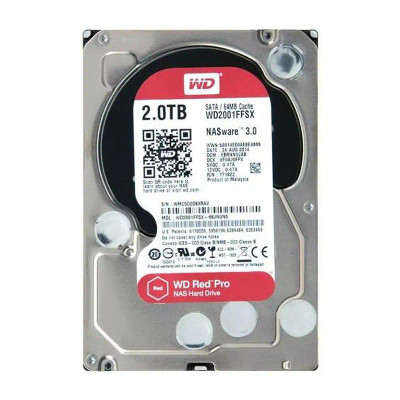 Western Digital Red Pro 2TB SATA Hard Drive for NAS Servers WD2001FFSX-68JNUN0
