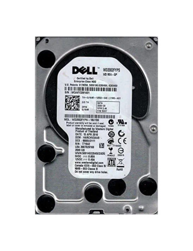 WD2002FYPS-18U1B0 - Western Digital 2TB 5400RPM SATA 3Gb/s 3.5" Enterprise HDD