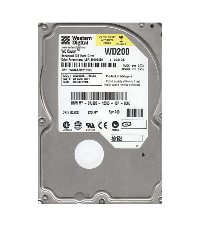 WD200BB-75CLB0 - Western Digital 20GB 7200RPM EIDE 2MB 3.5" HDD