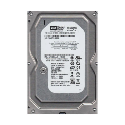 WD3200AAJS-07B4A0 - Western Digital 320GB 7200RPM SATA 3Gb/s 3.5" HDD
