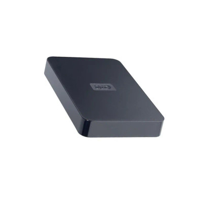 Western Digital Elements 640GB External Hard Drive in Metallic Black for USB 2.0, compatible with WDBAAR6400ABK-NESN