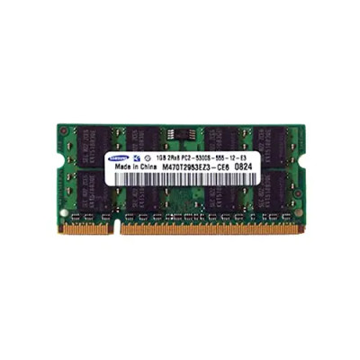 M470T2953EZ3 - Samsung 1GB DDR2-667MHz PC2-5300 200-Pin SoDimm Memory