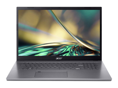 Acer Aspire 5 A517-53 Intel Core i7 12650H 2.3 GHz Win 11 Pro laptop, model NX.KQBEG.00C, silver design, 17-inch display