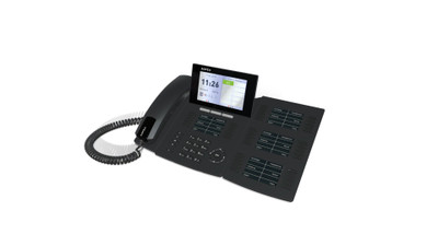 AGFEO STE 56 Black Keys ST-56 telephone with sleek black design, compatible with AGFEO phone systems