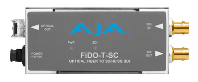 FIDO-T-SC - AJA 3G-SDI to SC Fiber Transmitter