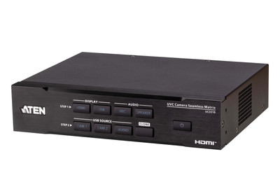 Aten UC3310 CAMLIVE MX Dual 4K USB-HDMI UVC Camera for Seamless Matrix Integration