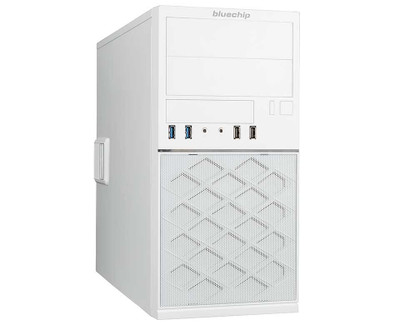 bluechip BUSINESSline T3200 white Intel Core i3 processor 14100 desktop computer for business use