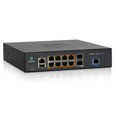 Cambium Networks cnMatrix EX2010-P Managed L2/L3 Switch - MX-EX2010PXA-E - 24 Ports - Rack Mount - Network Switch