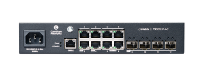 MXTX1012GXPA00 - Cambium Networks cnMatrix TX1012-P-AC Managed L2/L3 Switch