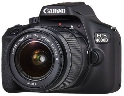 CANON 3011C003 EOS 4000D Camera with EF-S 18-55mm Lens