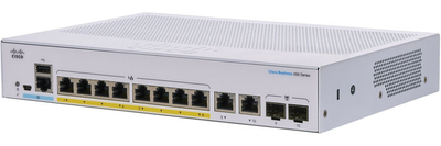 Cisco CBS350-8P-2G-EU Managed Network Switch