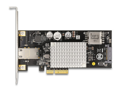 90434 - Delock PCIe 10GBase-T PoE+ RJ45 Network Adapter