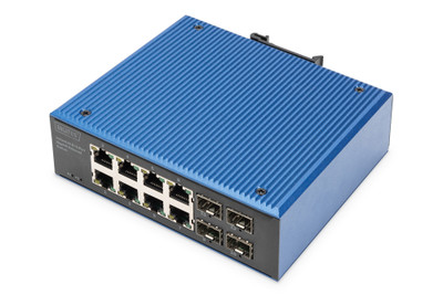 DN-651152 - DIGITUS Industrial 8+4-Port Gigabit Switch