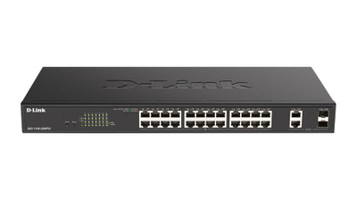 D-LINK DGS-1100-26MPV2/E 26 Port PoE+ Switch for Network Switching