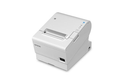 Epson TM-T88VII (111) USB Ethernet Serial PS White Thermal Printer for Point of Sale Systems
