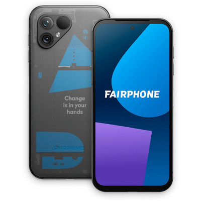 Fairphone 5 5G 256 GB Transparent Mobile Phone - Eco-Friendly Smartphone for Sustainable Living