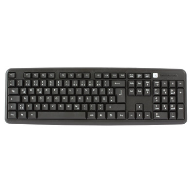 GETT USB German Black Keyboard KG24209 for efficient typing on your computer or workstation.