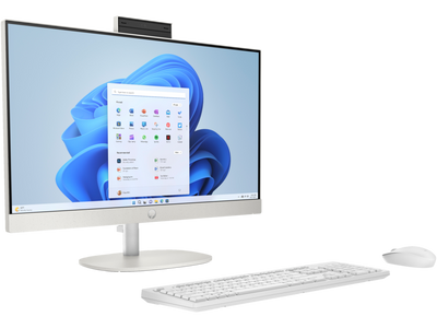 A45CREA - HP 24" White Windows 11 Home All-in-One Desktop