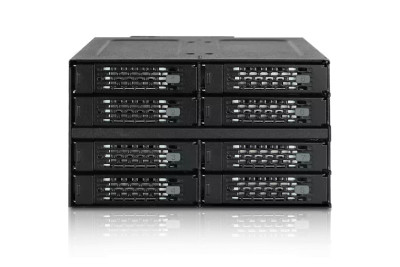 ICY Dock MB508SP-B 2x 5.25 Carrier Panel for 2.5 SATA III Drives - Compatible with Server Racks