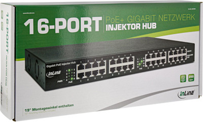 32324P - InLine 24-Port Gigabit PoE+ Network Switch