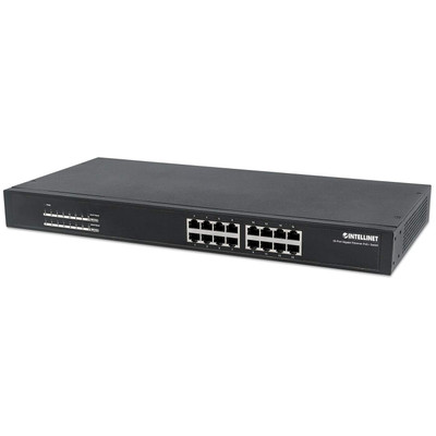560993 - Intellinet 16-Port Gigabit PoE+ Switch