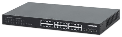 561846 - Intellinet 28-Port PoE+ Managed 4x10GbE 450W Switch