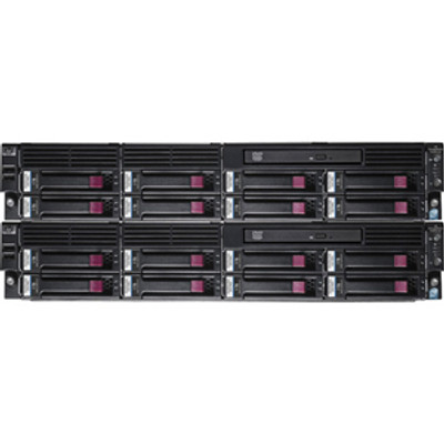 BK715A - HP StorageWorks P4300 G2 Network Storage Server Intel Xeon 16 TB (16 x 1 TB) RJ-45 Network Serial Type A USB iSCSI HD-15 VGA
