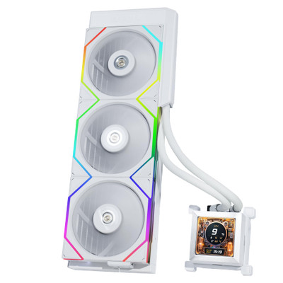 HSLCD36SW - Lian 360mm LCD White Liquid Cooling