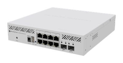 CRS310-8G+2S+IN - MikroTik 8x 2.5GbE 2x SFP+ Network Switch