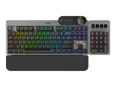 Mountain Everest Max USB Mechanical RGB Gaming Keyboard by MG-EVK1G-CO1-US, ideal for gaming setups