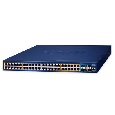 GS-6311-48P6X - Planet GS-6311-48P6X 48-Port PoE+ 6-Port 10G SFP+ Layer 3 Switch