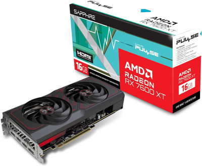 Sapphire 11339-04-20G Pulse Radeon RX 7600 XT GPU